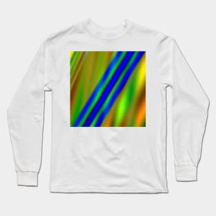 red blue green abstract texture background pattern Long Sleeve T-Shirt